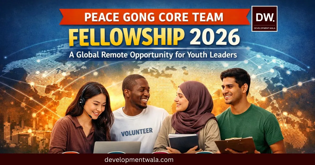 Peace Core Module Peace Gong Core Team Fellowship 2026: A Global Remote Opportunity for ...