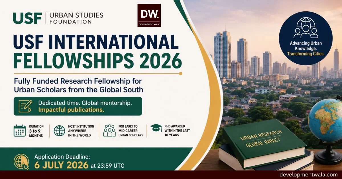 USF International Fellowships 2026 for Urban Scholars from the Global South