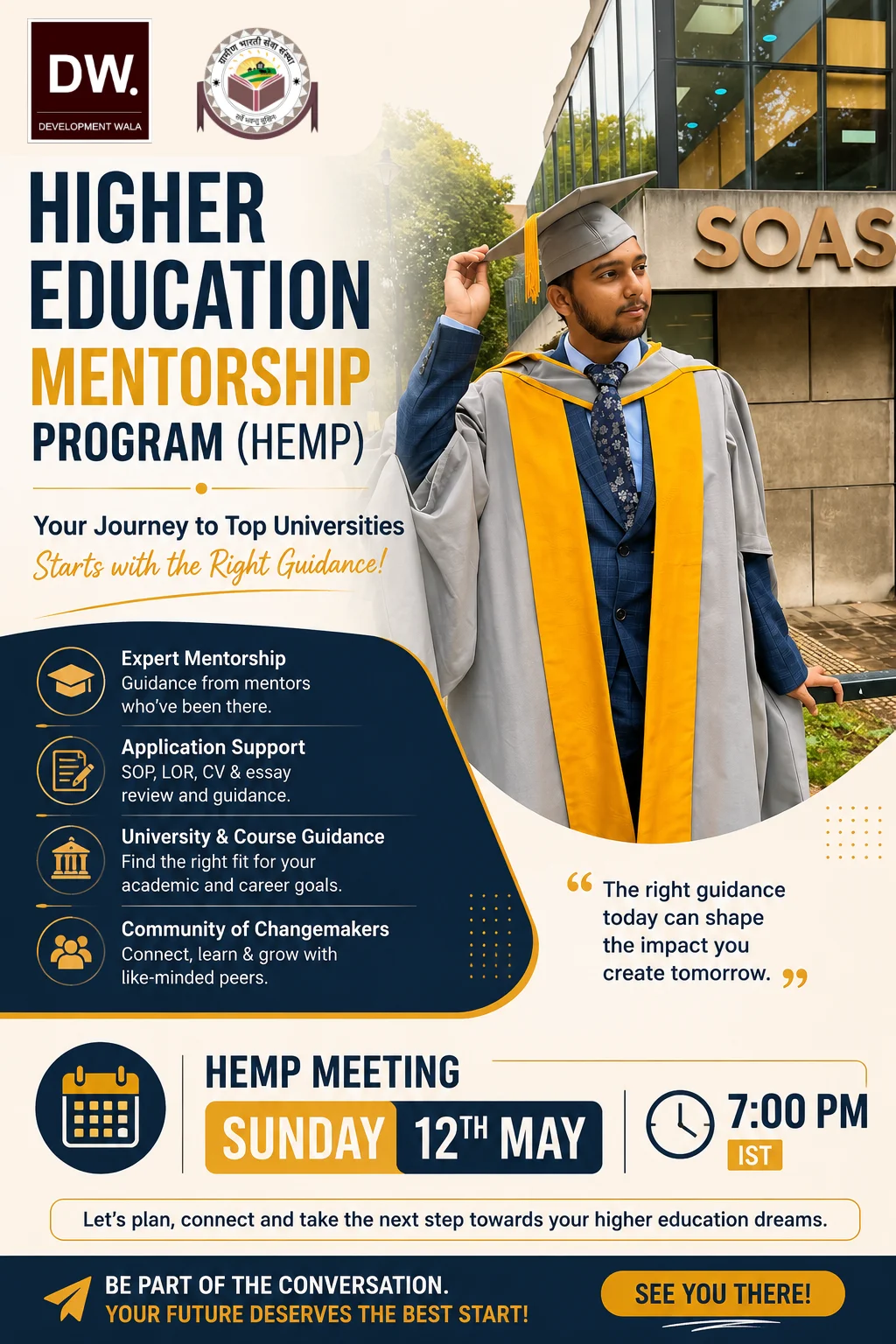 Higher Education Mentorship Program (HEMP) Community Meeting Kumar Preetam Puri